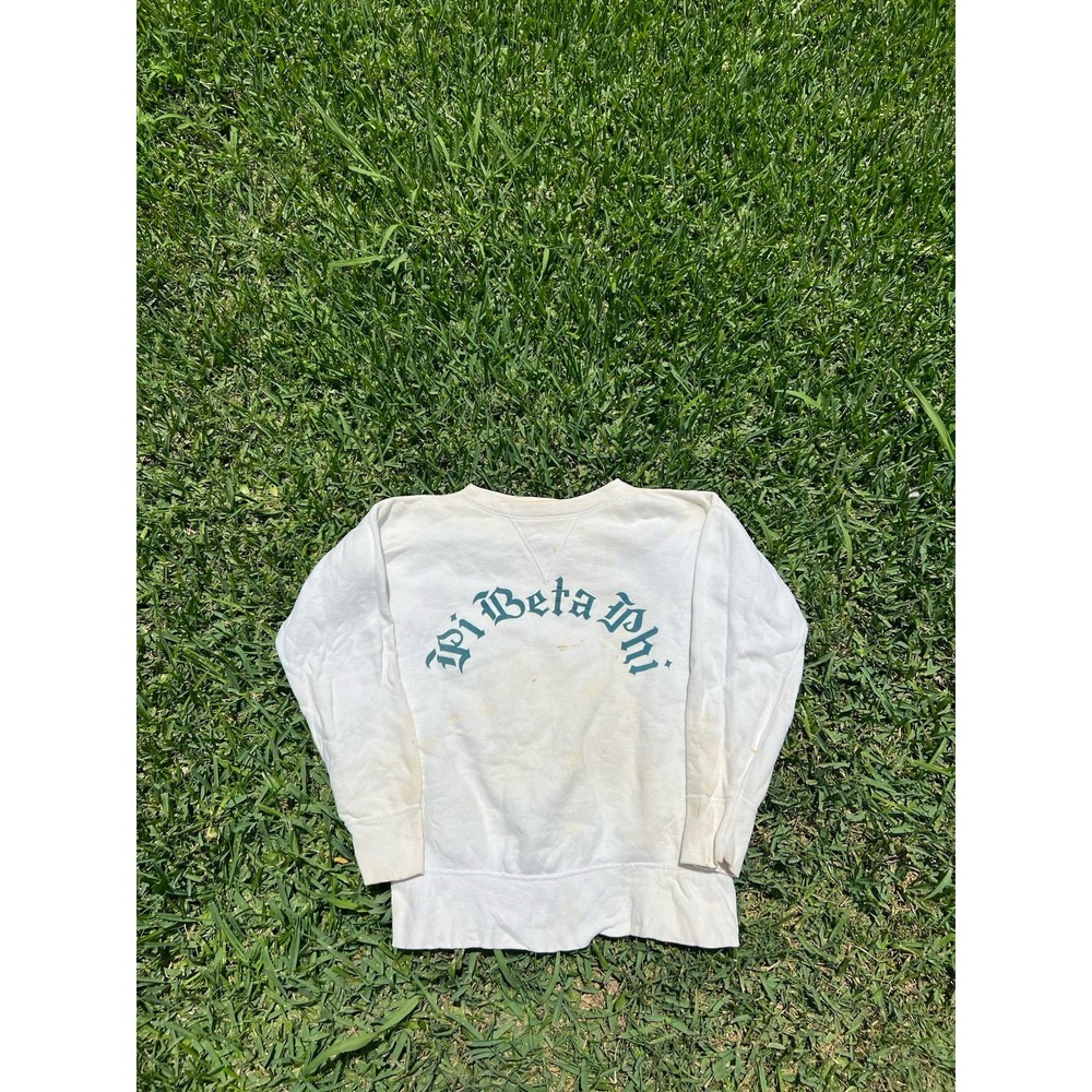 Vintage 50s Champion Running Man Pi Beta Phi Sweatshirt Size Large - Picture 4 of 13